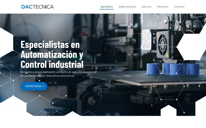 Screenshot of dactecnica.com