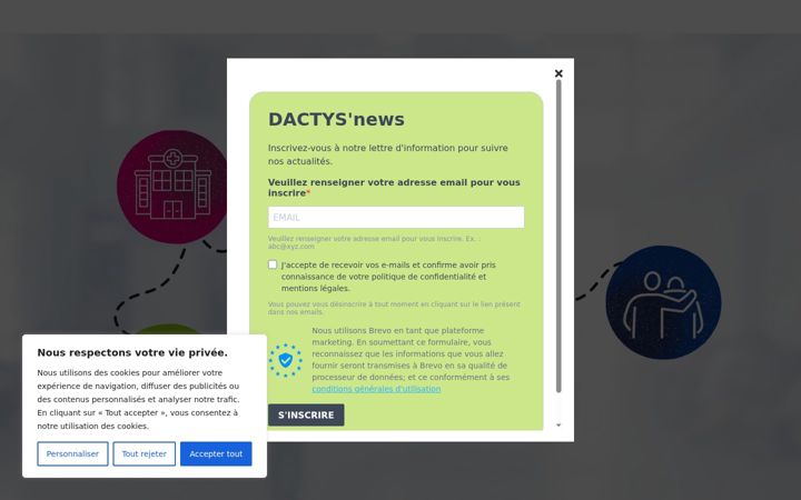 Screenshot stránky dactys.eu