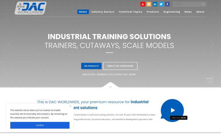 Screenshot of dacworldwide.com