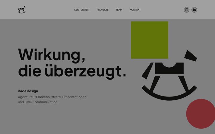 Screenshot of dada-design.de