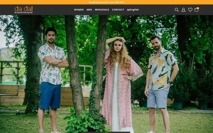 Snimka zaslona za dadafashion.hr
