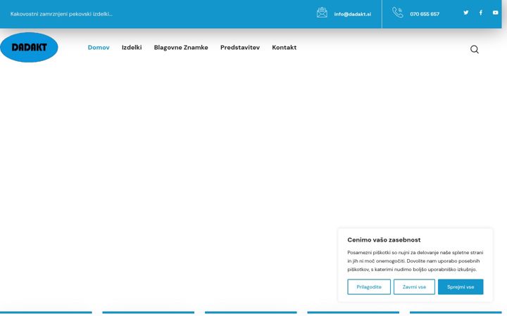 Screenshot von dadakt.si