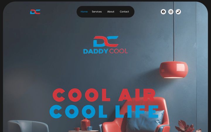 Екранна снимка на daddycoolac.co.za