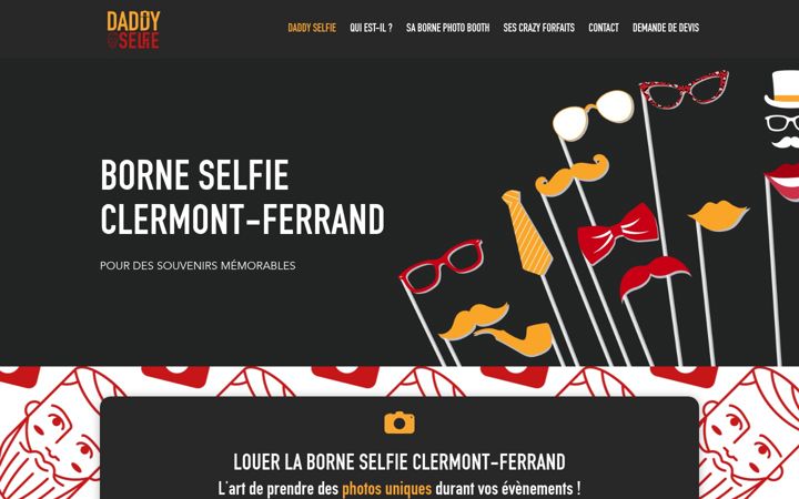 Kuvakaappaus sivustosta daddyselfie.fr