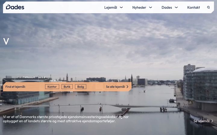 Snímek obrazovky dades.dk
