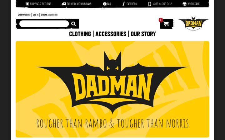 Screenshot of dadman.eu