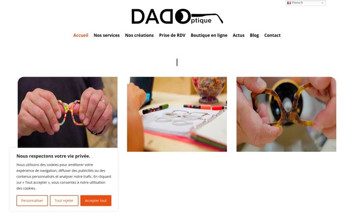 Kuvakaappaus sivustosta dado-optique.fr