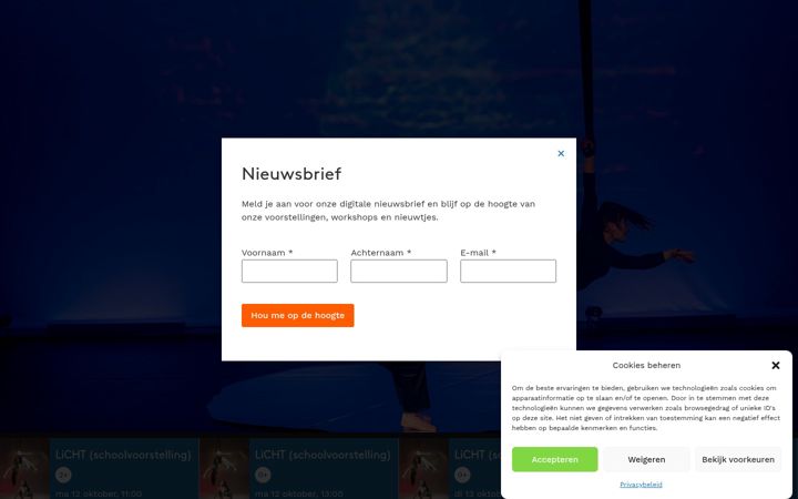 Skjermbilde av dadodans.nl