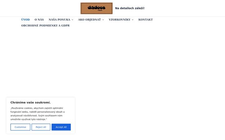 Snimka zaslona za dadoos-etikety.sk