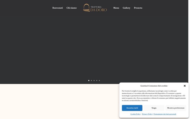 Screenshot of dadoro.it