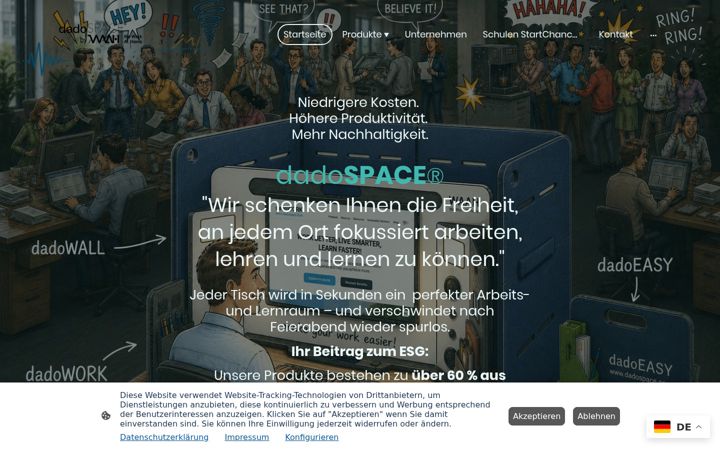 Screenshot of dadospace.de