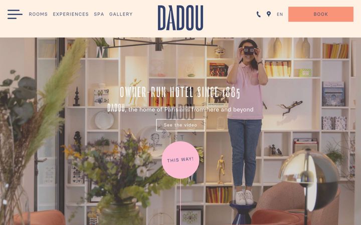 Screenshot of dadou.paris