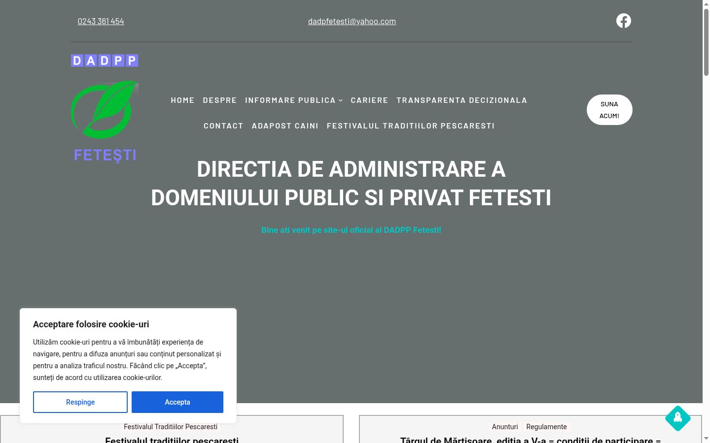 Ekrānuzņēmums ar piekrišanas baneri, kas tika rādīts pirms jebkādas mijiedarbības