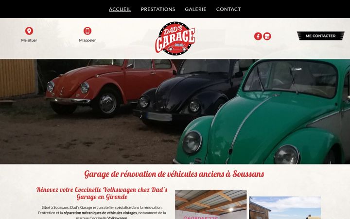 Screenshot of dads-garage33.fr