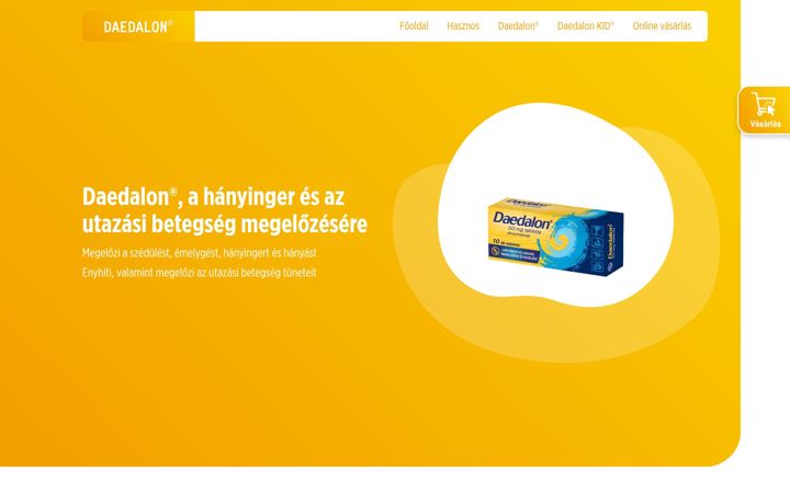 Zrzut ekranu daedalon.hu