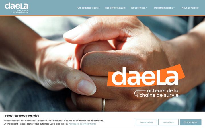 Screenshot of daela-solutions.fr