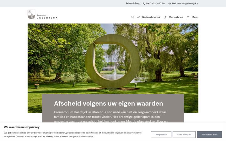 Skjermbilde av daelwijck.nl