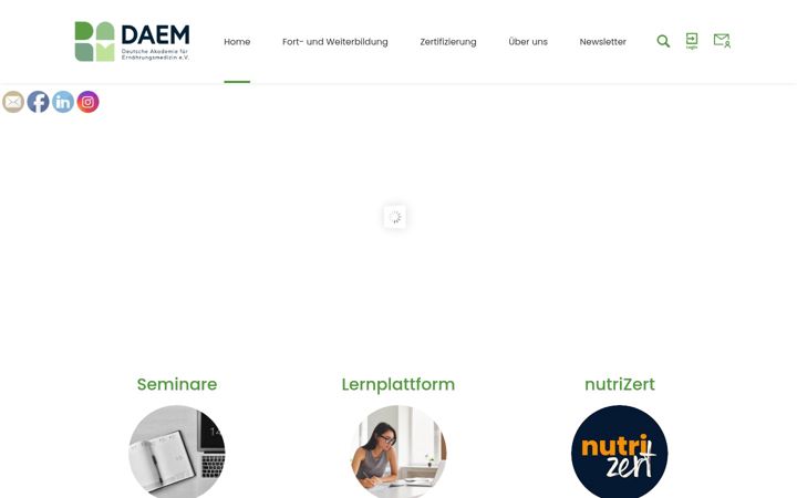 Screenshot of daem.de