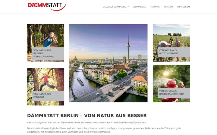 Screenshot of daemmstatt.de