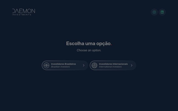 Screenshot of daemoninvestments.com