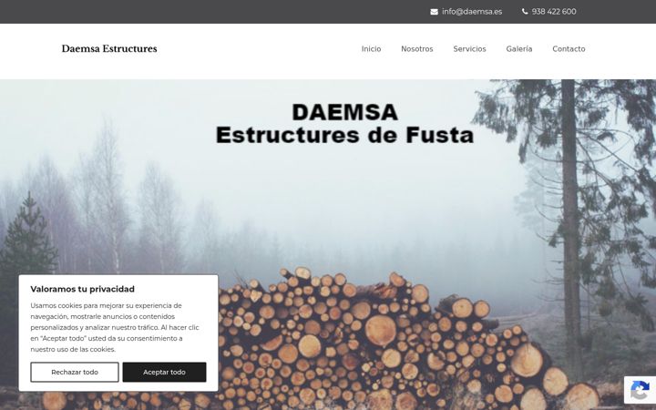 Screenshot of daemsa.eu