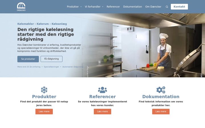 Screenshot ta' daencker.dk