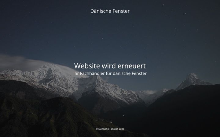 Screenshot of daenisches-fenster.de