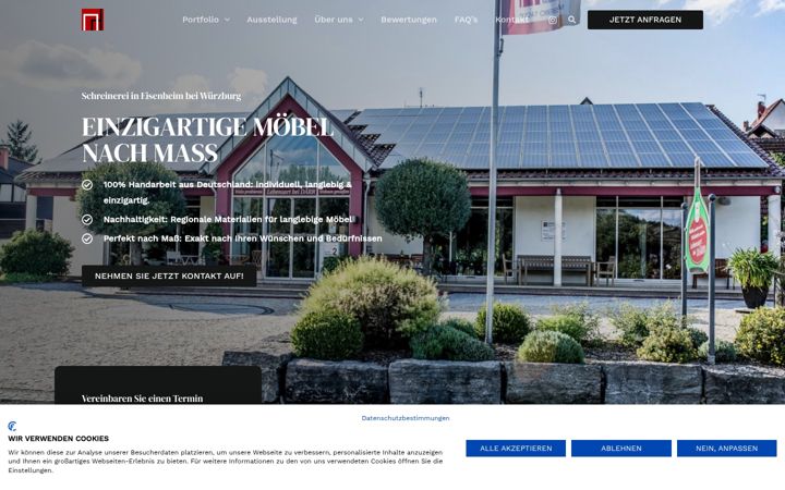 Screenshot of daerr-tische.de