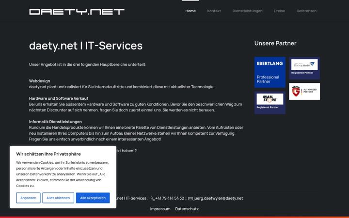 Screenshot of daety.net