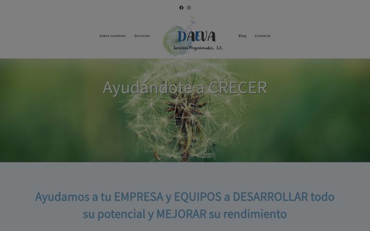 Screenshot di daeva.es