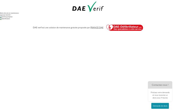 Screenshot of daeverif.com