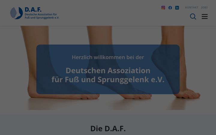 Screenshot of daf-online.de