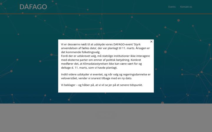 Screenshot of dafago.dk