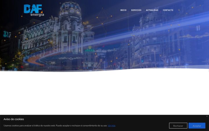 Screenshot di dafenergia.es