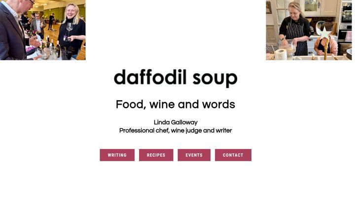 Skjermbilde av daffodilsoup.co.uk