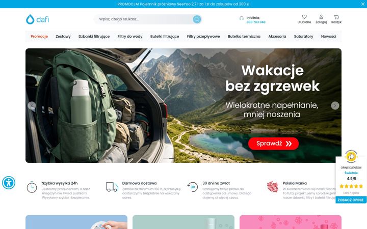 Screenshot of dafi.pl