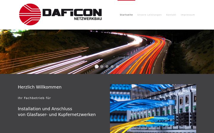 Screenshot of daficon-gmbh.de