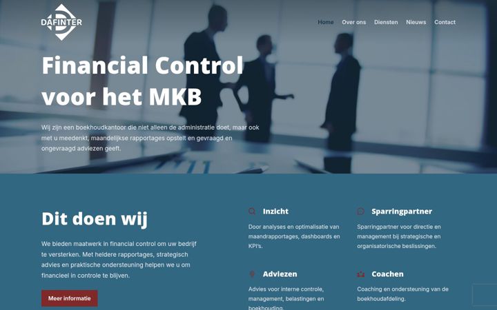 Skjermbilde av dafinter.nl