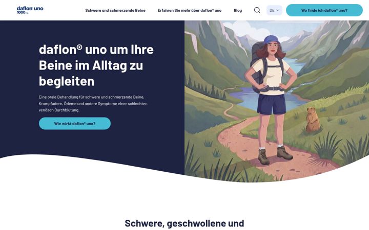 Screenshot of daflon-uno.ch