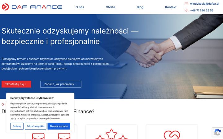 Screenshot of dafsa.pl
