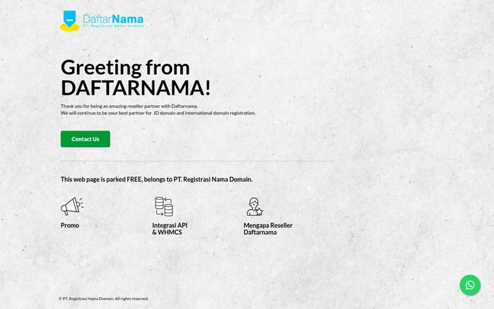 Screenshot of daftarnama.cloud