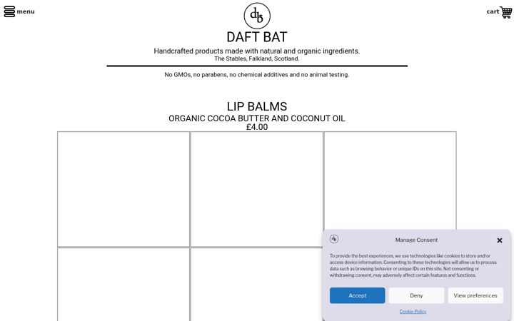 Skjermbilde av daftbat.co.uk