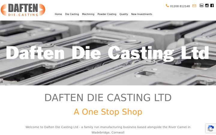 Skjermbilde av daften.co.uk