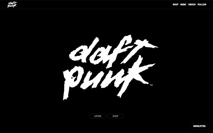 Screenshot of daftpunk.com