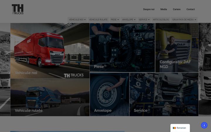 Ekrānuzņēmums no daftrucks.ro