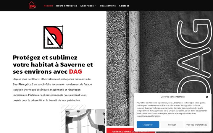 Screenshot of dag-saverne.fr
