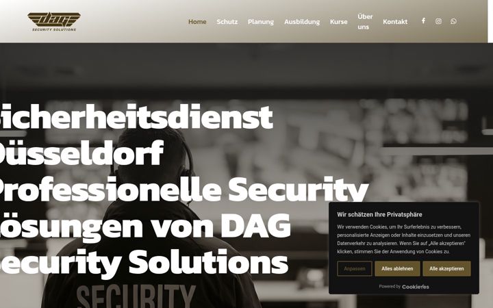 Screenshot of dag-sec.de