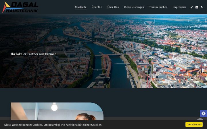 Screenshot of dagalhaustechnik.de