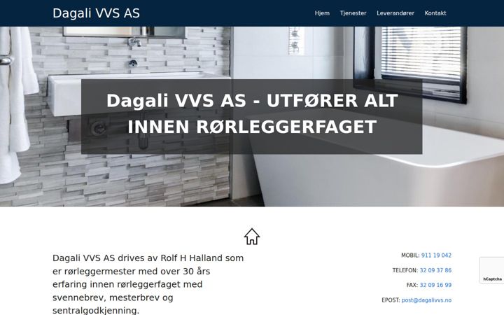 Screenshot stránky dagalivvs.no