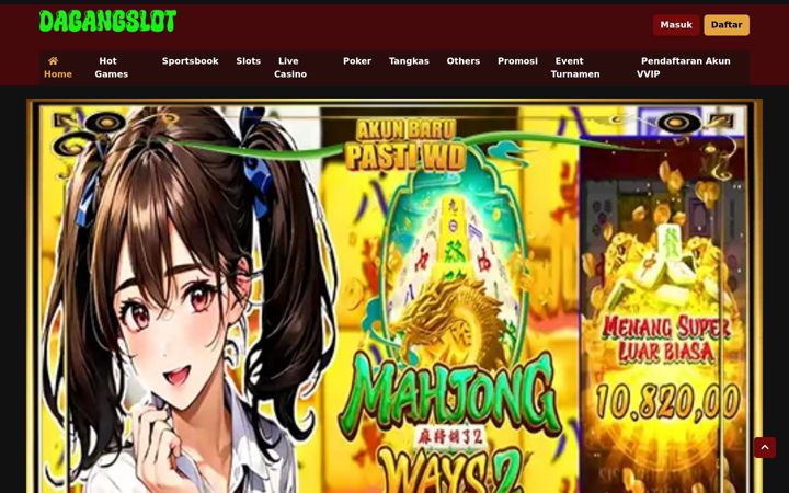 Screenshot of dagangslot.net